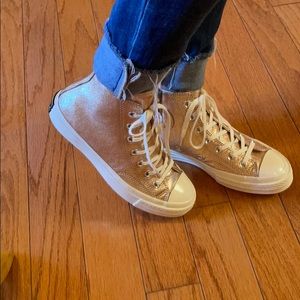 Gold Converse